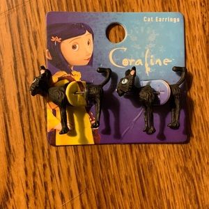 Coraline Cat earrings